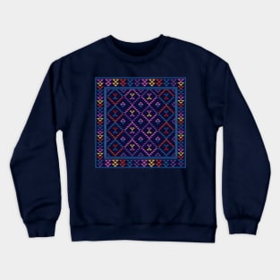 Bohemian Kilim Ethnic Pattern Crewneck Sweatshirt